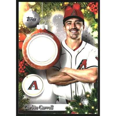 2025 Topps Holiday Player Relics #PRCC Corbin Carroll