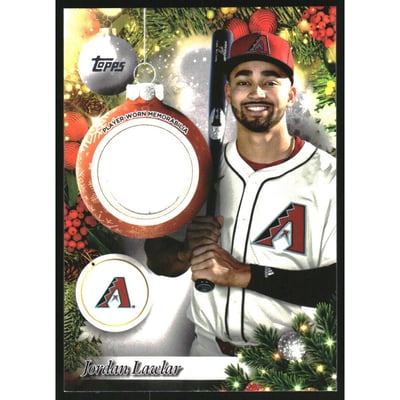 2025 Topps Holiday Player Relics #PRJL Jordan Lawlar