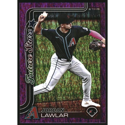 2025 Topps Purple Holo Foil #452 Jordan Lawlar