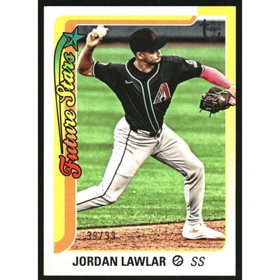 2025 Topps Vintage Stock #452 Jordan Lawlar