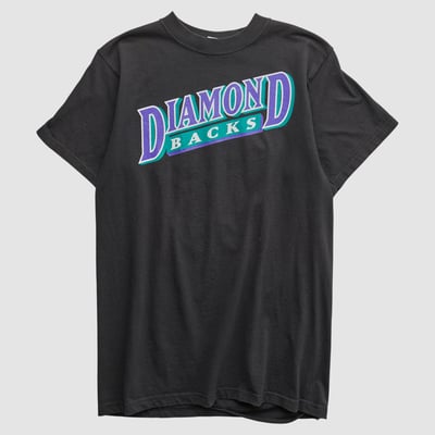 Arizona Diamondbacks Majestic 2000s T-shirt - Black - S by Fanatics Real Vintage