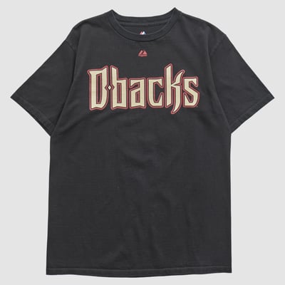 Arizona Diamondbacks Majestic 2010s T-shirt - Black - S by Fanatics Real Vintage