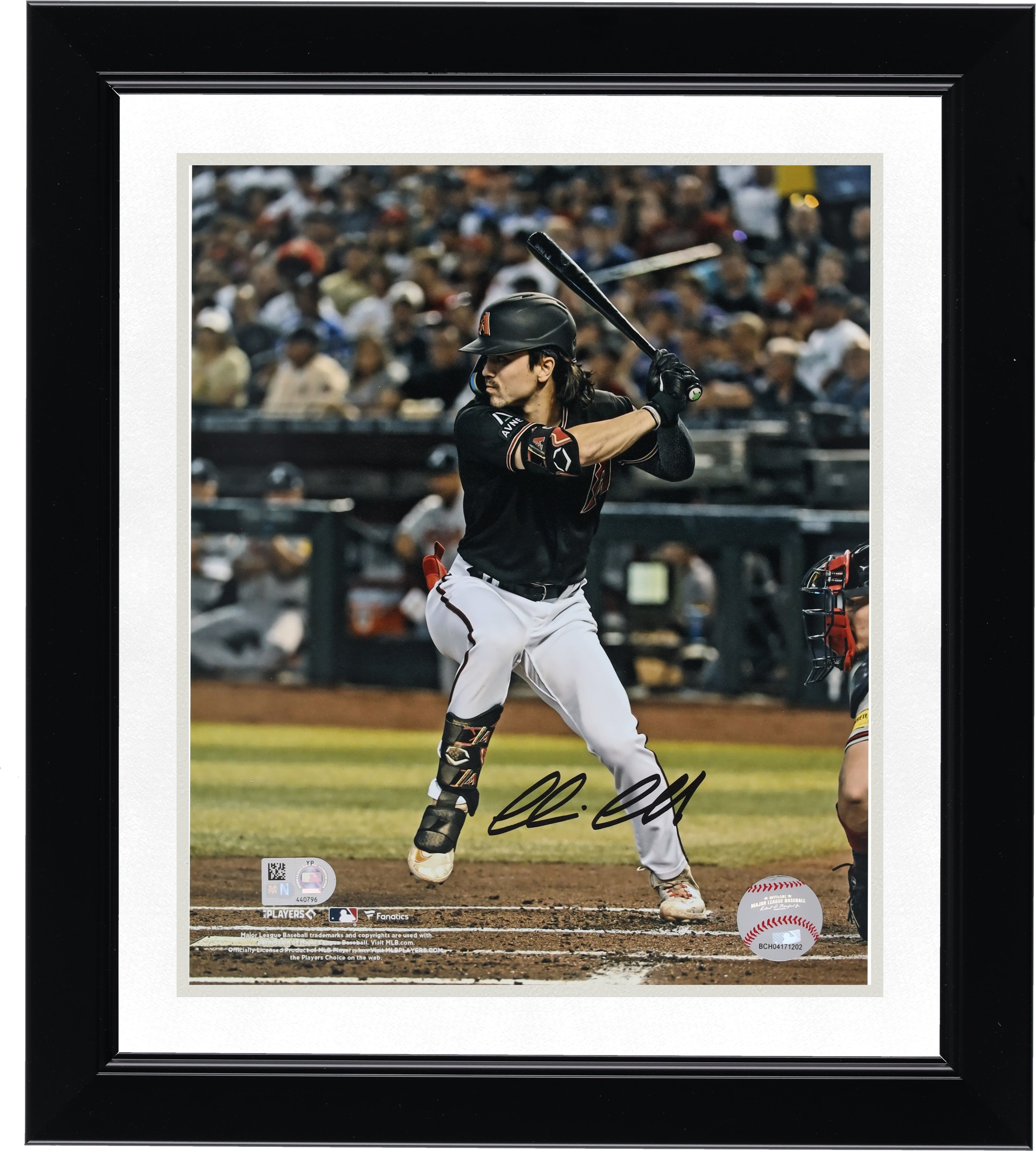 Corbin Carroll, Arizona Diamondbacks, photo autographiée de la recrue de l'année 2023 de la Ligue nationale, 8" x 10"