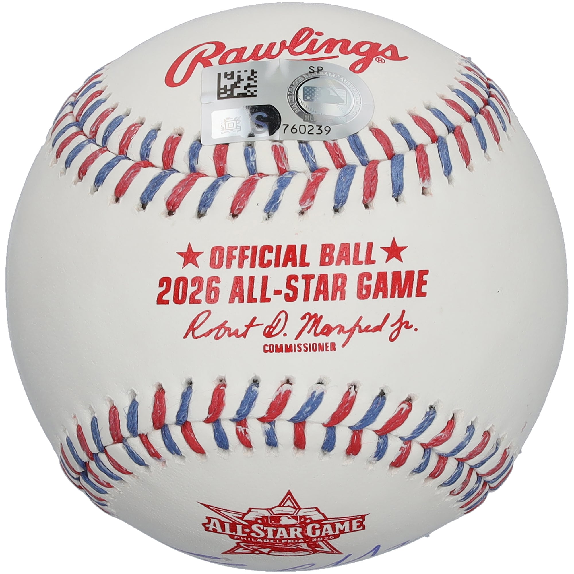Balle de baseball autographiée par Corbin Carroll, des Diamondbacks de l'Arizona, avec le logo du match des étoiles 2026