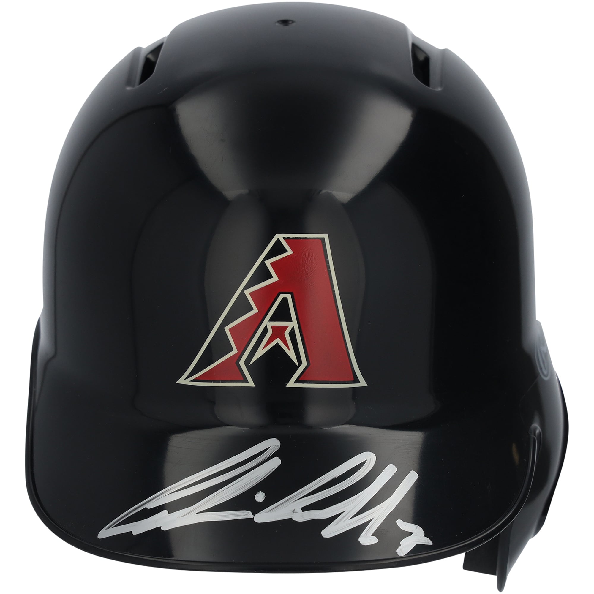 Mini casque de frappeur autographié par Corbin Carroll des Diamondbacks de l'Arizona