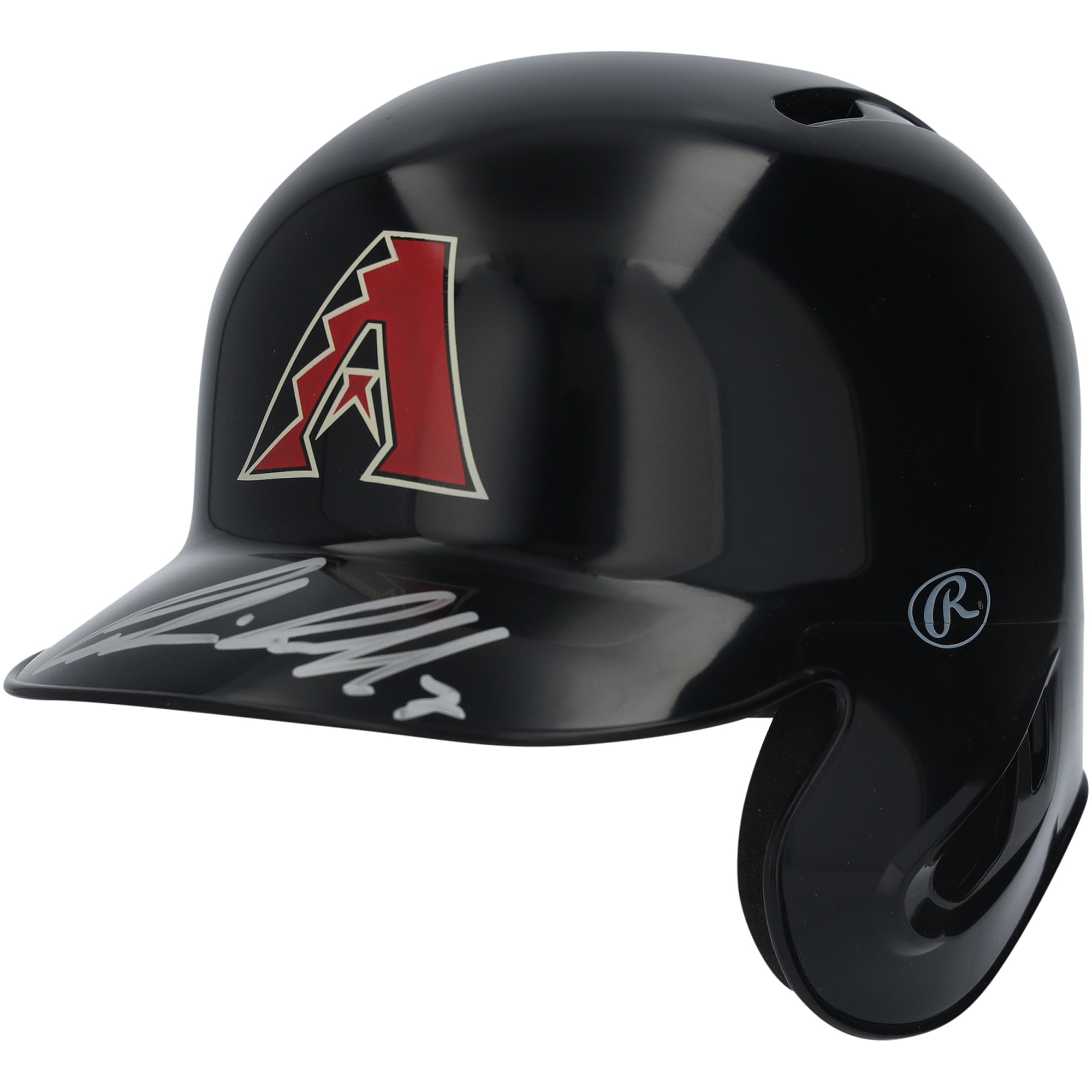 Mini casque de frappeur autographié par Corbin Carroll des Diamondbacks de l'Arizona