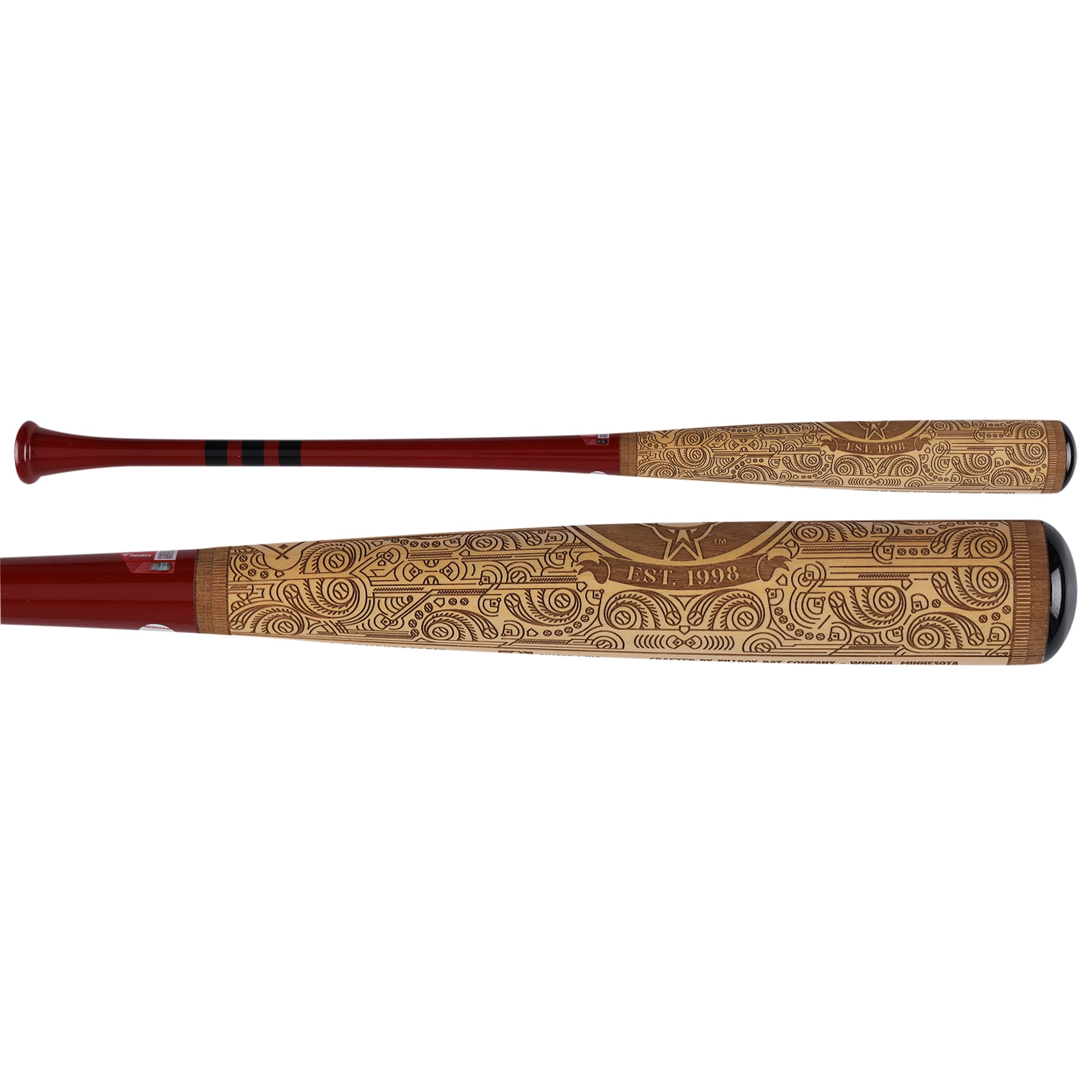 Bâton de baseball Pillbox Bat Company Mural Series autographié par Corbin Carroll (Arizona Diamondbacks) avec inscription « 23 NL ROY