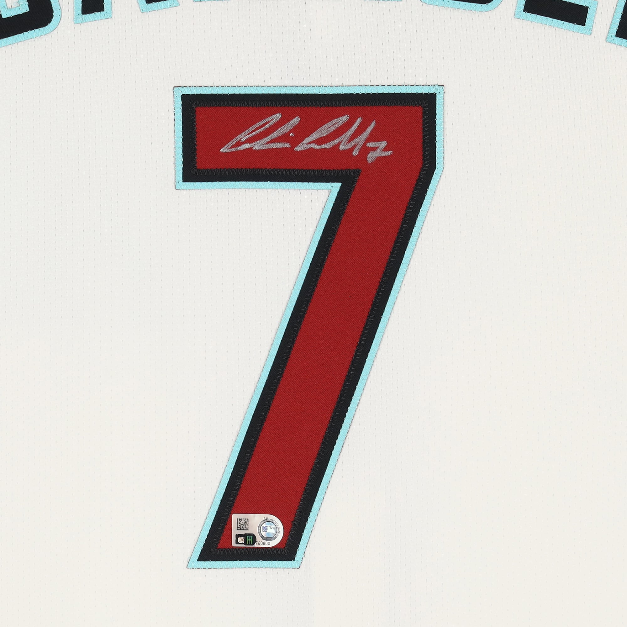 Maillot Nike Elite blanc autographié de Corbin Carroll (Arizona Diamondbacks)