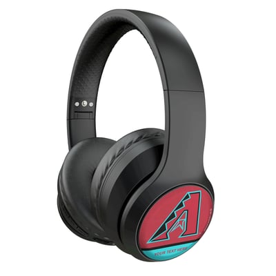 Arizona Diamondbacks Keyscaper Personalized Solid Wireless Bluetooth Headphones With Case