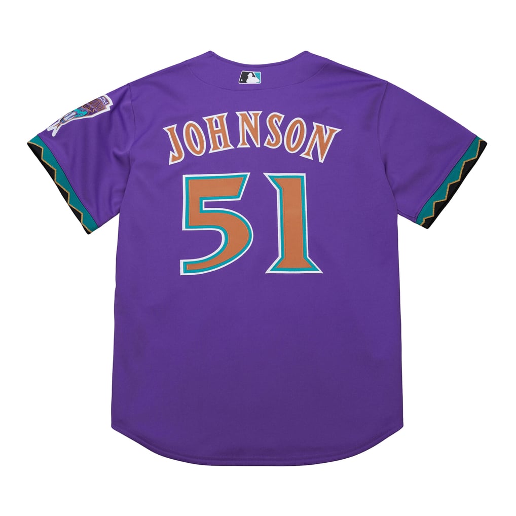 メンズﾂMitchell&Ness ランディ・ジョンソン パープル アリゾナ 