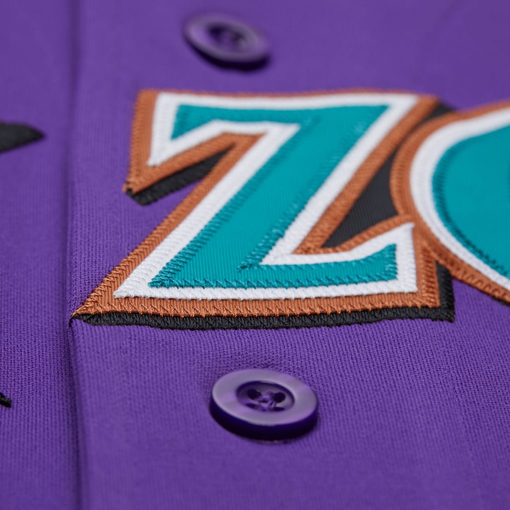 メンズﾂMitchell&Ness ランディ・ジョンソン パープル アリゾナ 