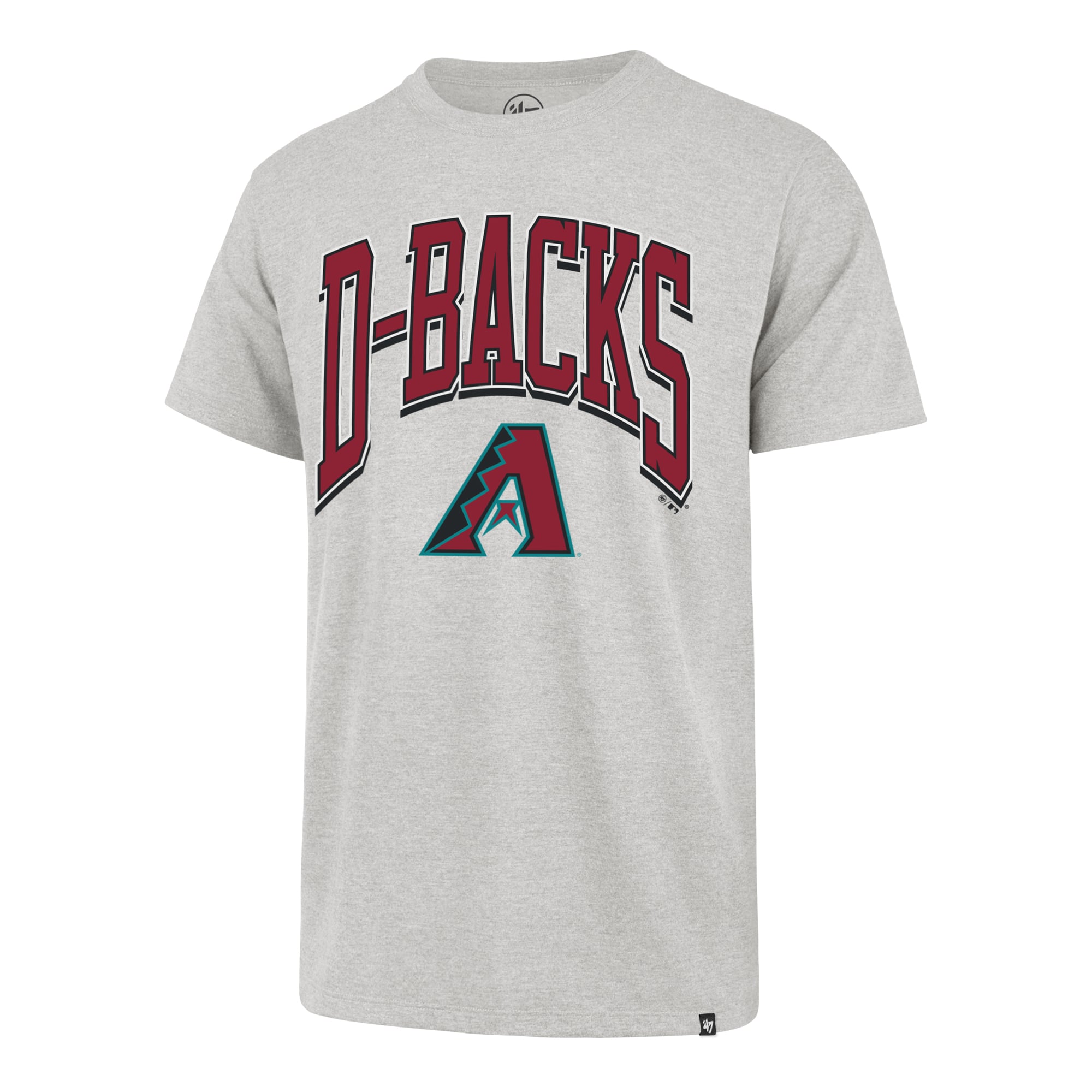 Men's '47 Gray Arizona Diamondbacks Walk Tall Franklin T-Shirt