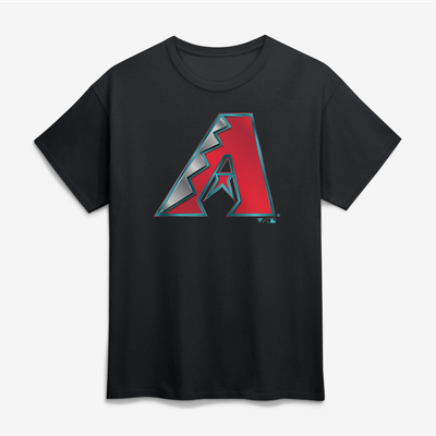 Arizona Diamondbacks Big & Tall Metallic Mascot T-Shirt - Black