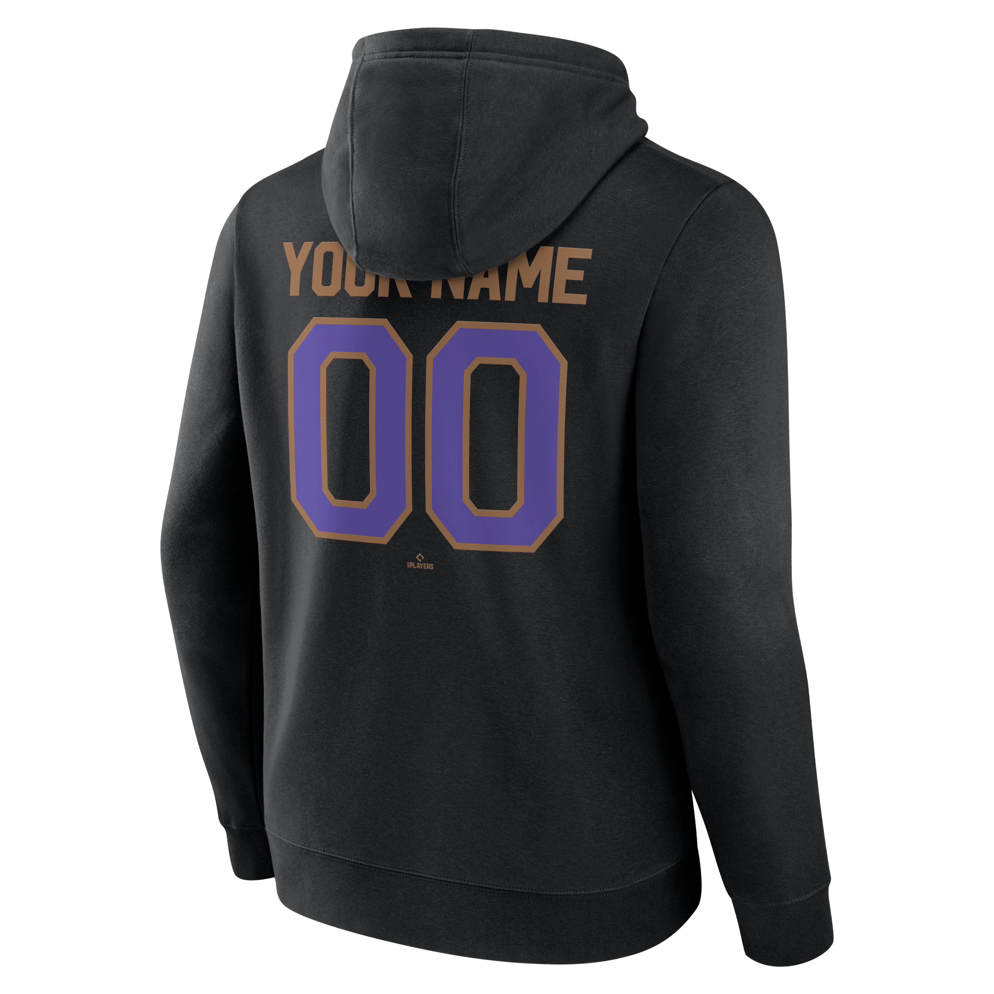 Men's Black Arizona Diamondbacks Cooperstown Collection Winning Streak Personalized Name & Number Hoodie