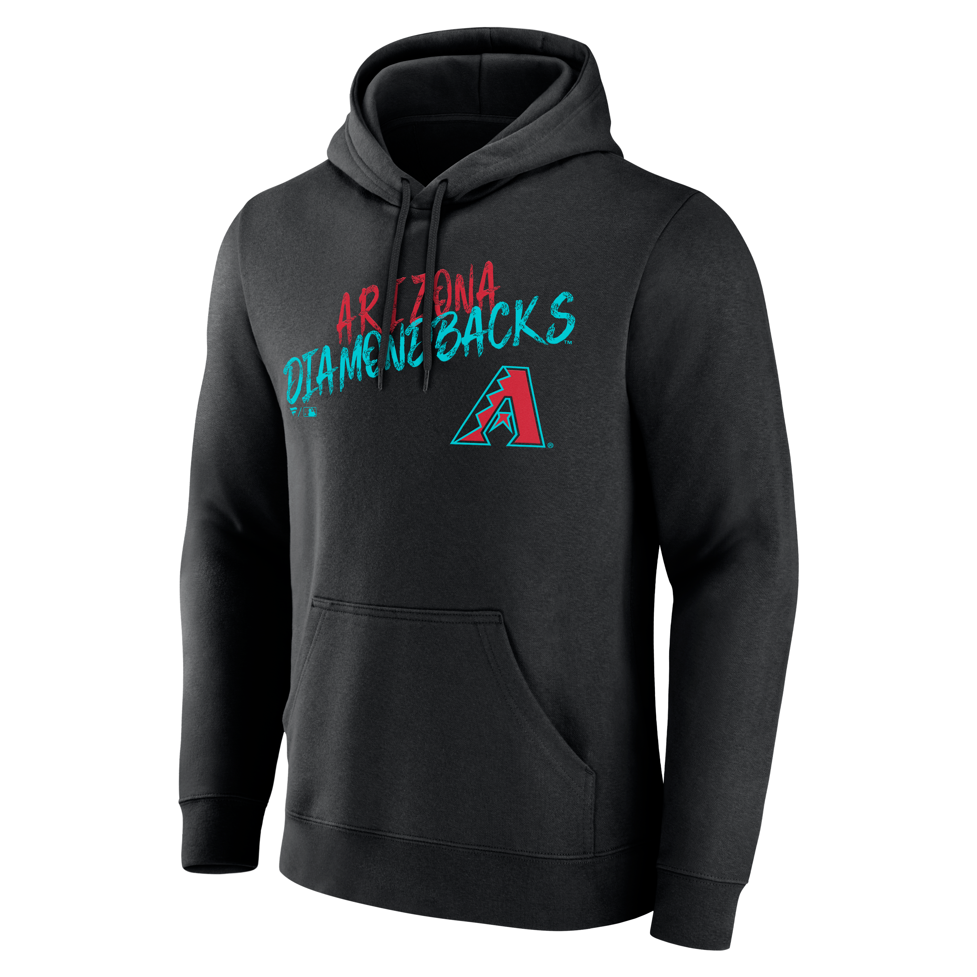 Men's Black Arizona Diamondbacks Hustle Personalized Name & Number Hoodie