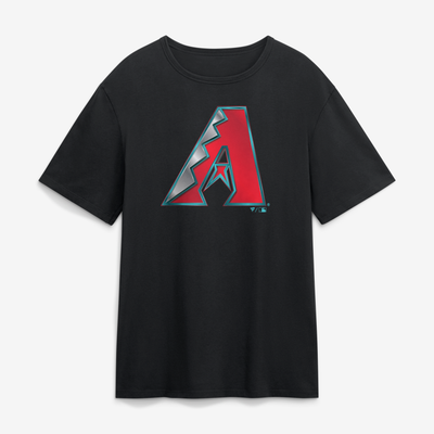 Arizona Diamondbacks Metallic Mascot T-Shirt - Black