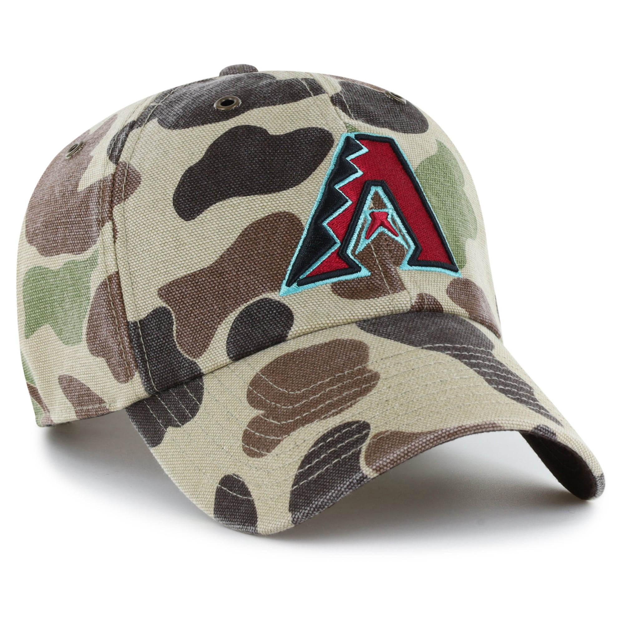 Casquette ajustable Carhartt x '47 Camo Arizona Diamondbacks Duck Clean Up pour homme