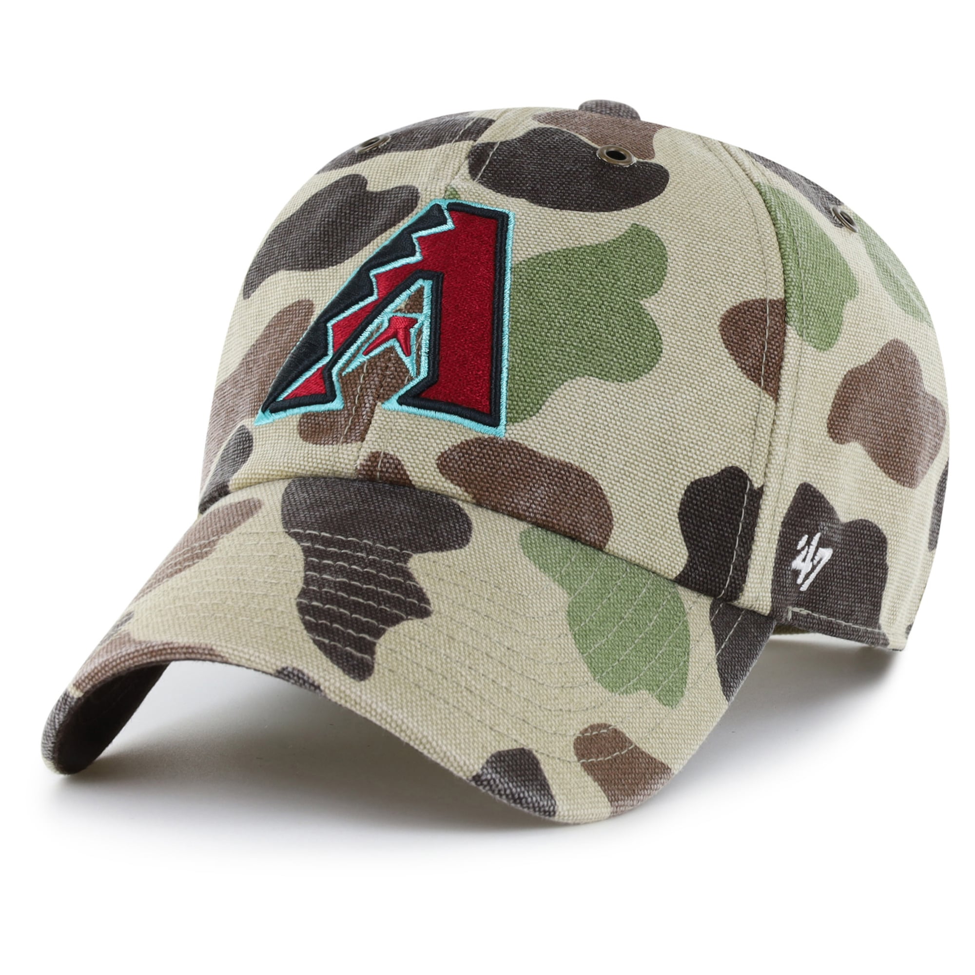 Casquette ajustable Carhartt x '47 Camo Arizona Diamondbacks Duck Clean Up pour homme