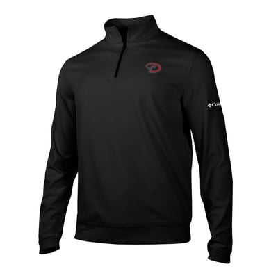 Arizona Diamondbacks Columbia Grainline Quarter-Zip Pullover - Black