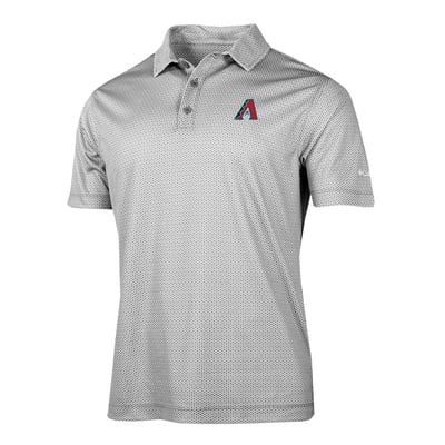 Arizona Diamondbacks Columbia Crosscurrent Polo - Gray