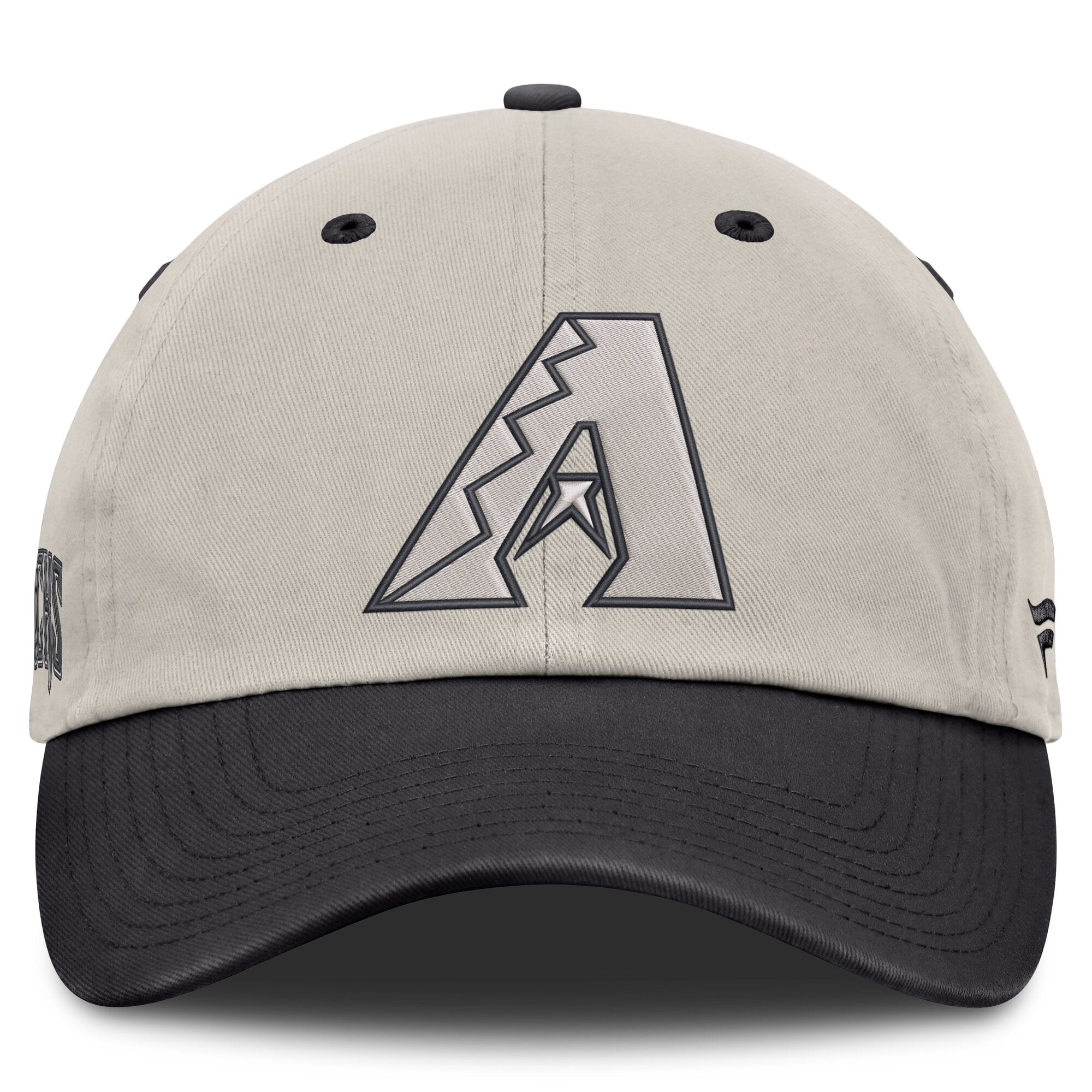 Men's Fanatics Beige/Charcoal Arizona Diamondbacks Frame Adjustable Hat