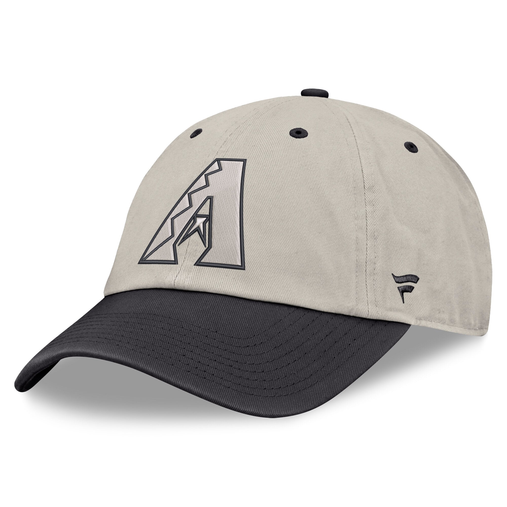 Men's Fanatics Beige/Charcoal Arizona Diamondbacks Frame Adjustable Hat