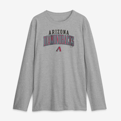 Arizona Diamondbacks Fanatics Iconic Long Sleeve T-Shirt - Heather Gray