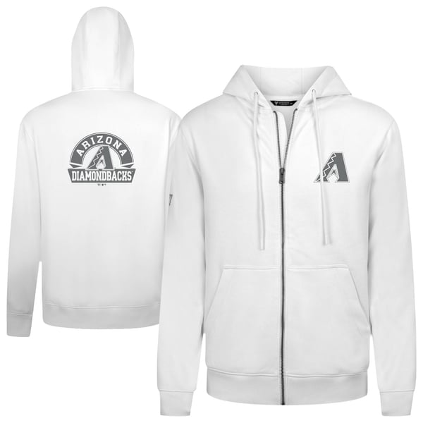 Sweat à Capuche Vintage Arizona Diamondbacks 2001 World Series - Taille M, Blanc