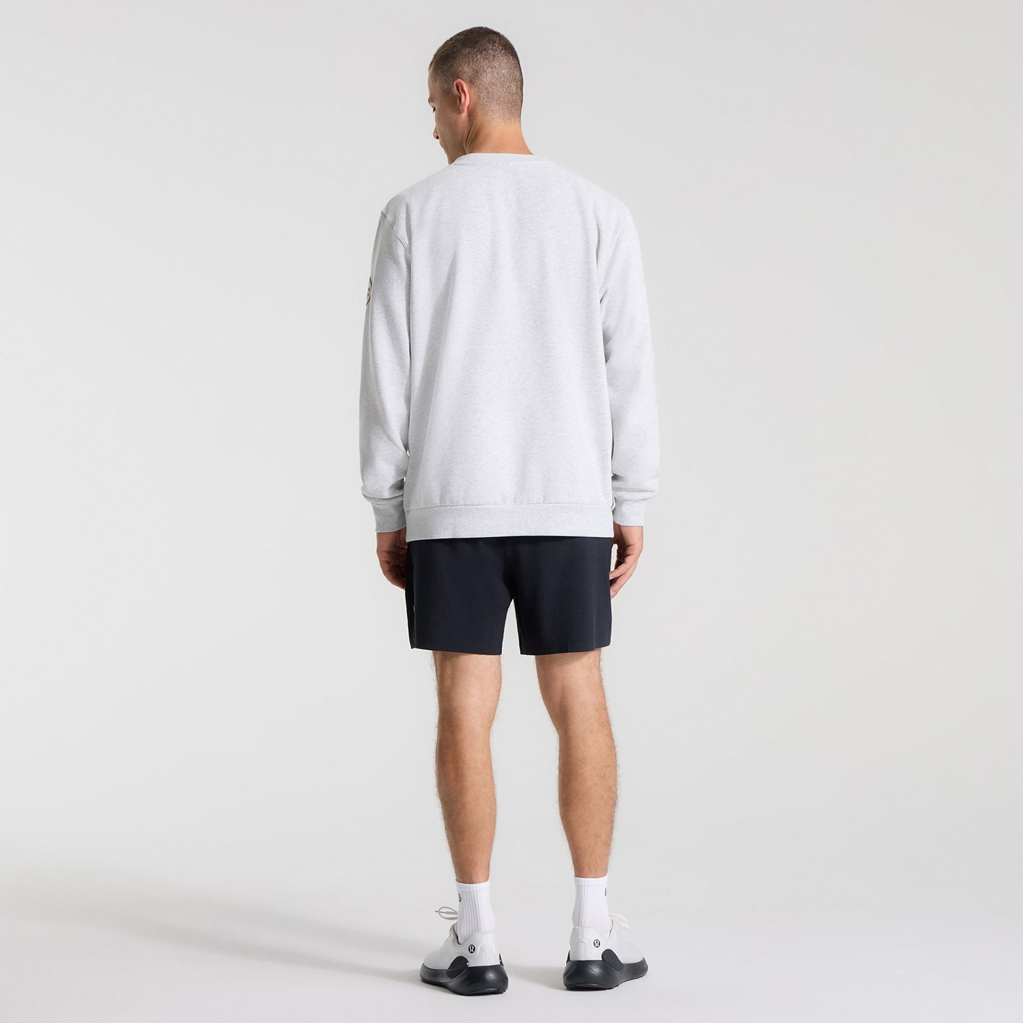 Men's lululemon Heathered Core Ultra Light Grey Arizona Diamondbacks Steady State Sweatshirt
