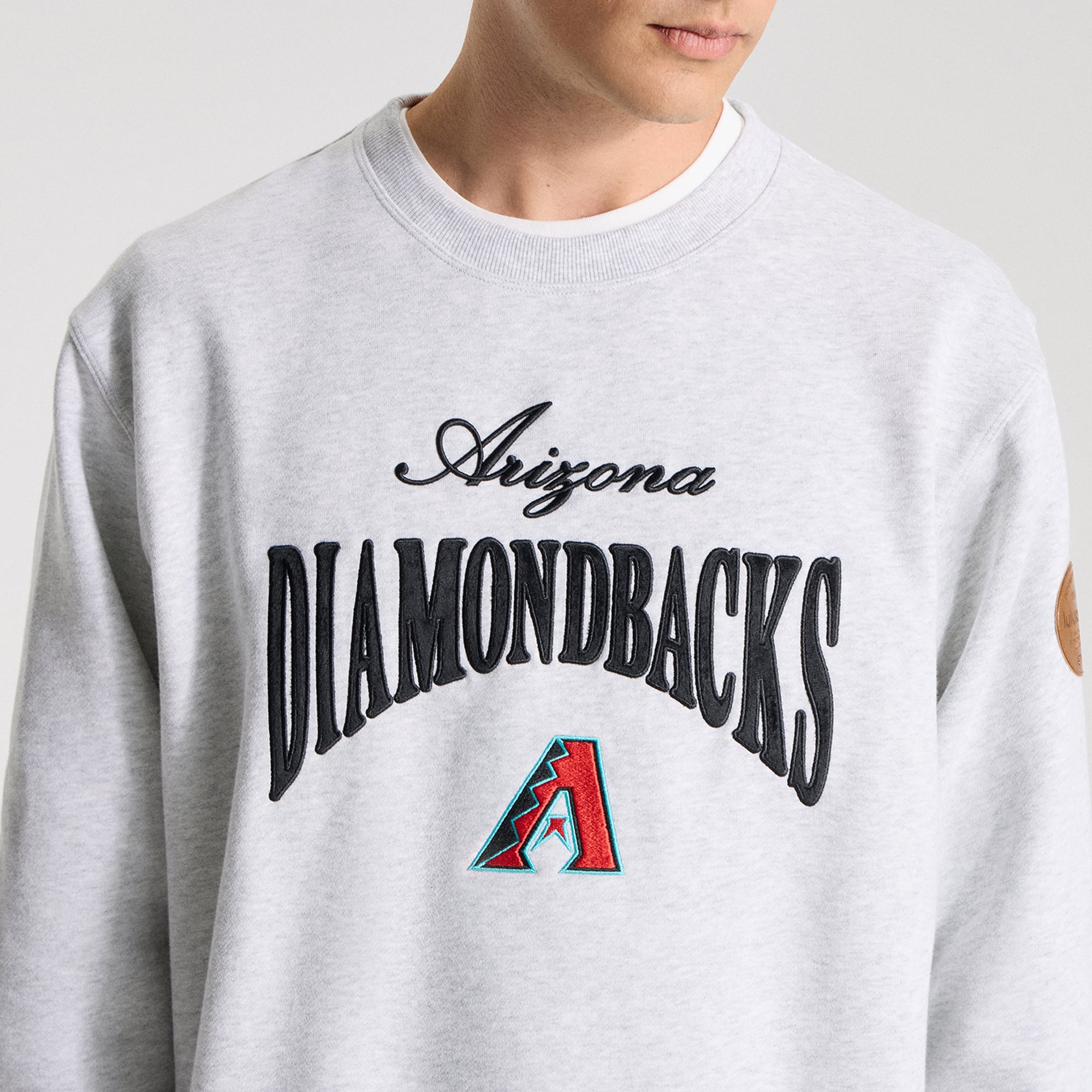 Men's lululemon Heathered Core Ultra Light Grey Arizona Diamondbacks Steady State Sweatshirt