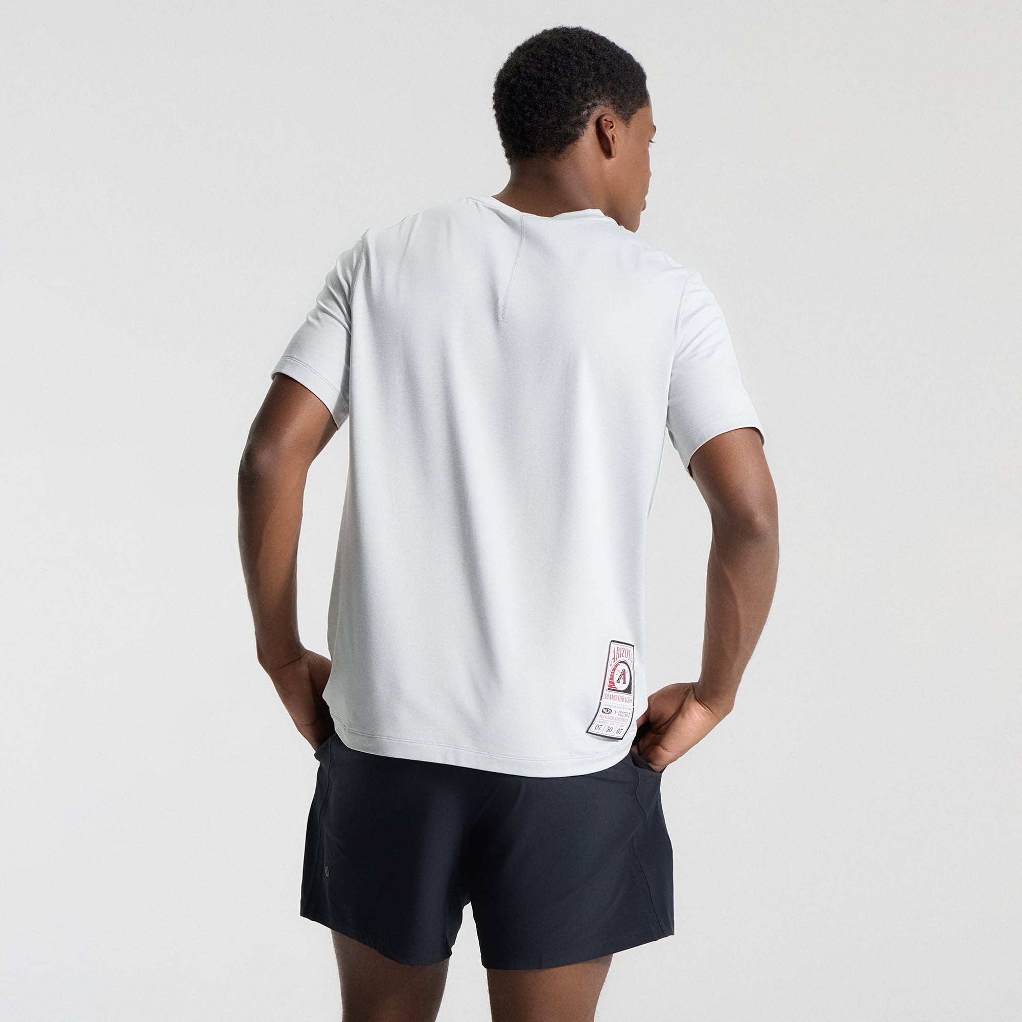 T-shirt en jersey doux pour homme lululemon Heathered Silver Drop Arizona Diamondbacks