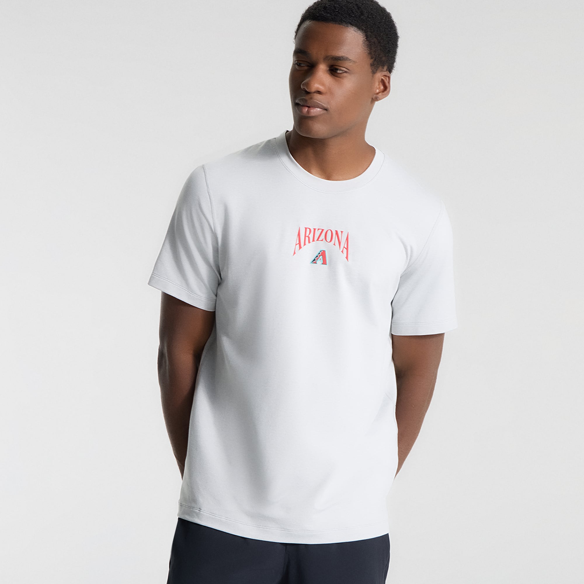 T-shirt en jersey doux pour homme lululemon Heathered Silver Drop Arizona Diamondbacks