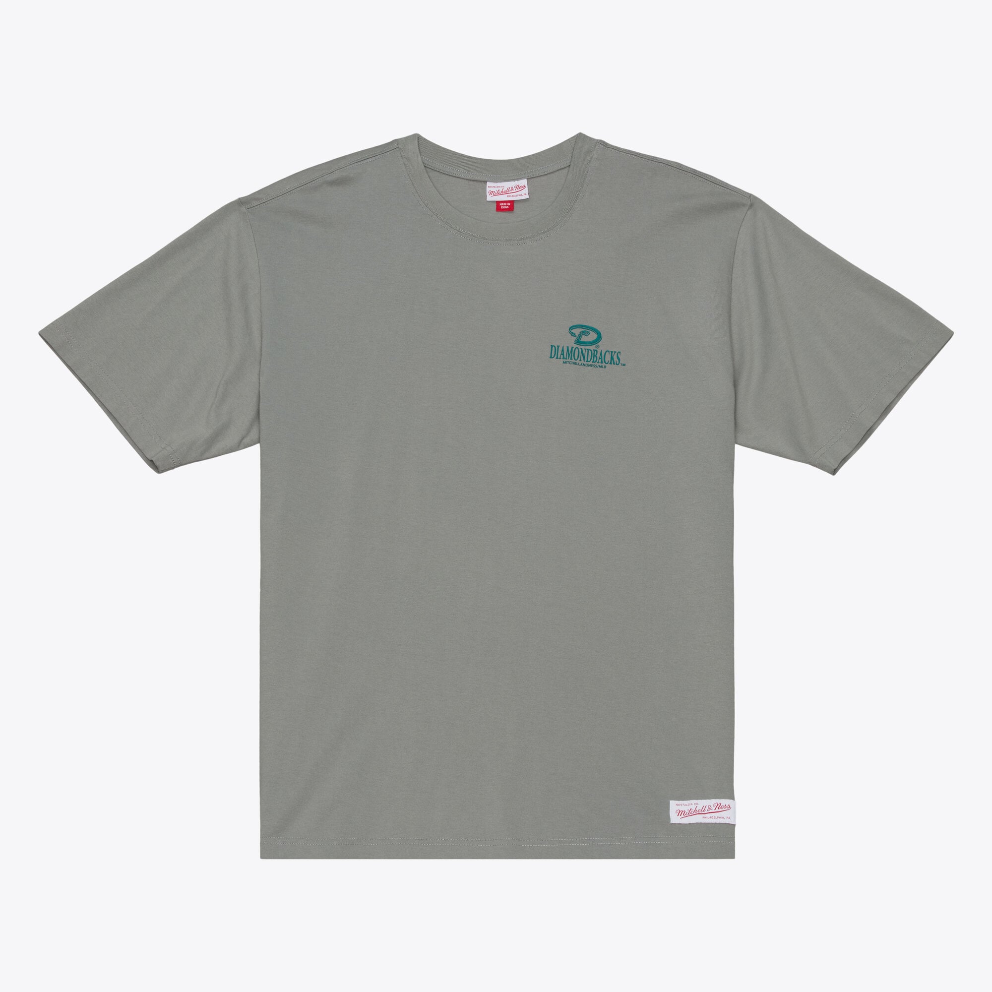 Men's Mitchell & Ness Gray Arizona Diamondbacks Core Essentials T-Shirt