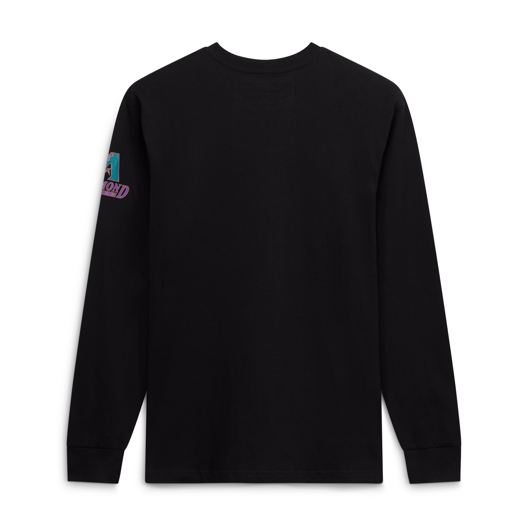 Men's Mitchell & Ness Randy Johnson Black Arizona Diamondbacks Player Graphic Long Sleeve T-Shirt