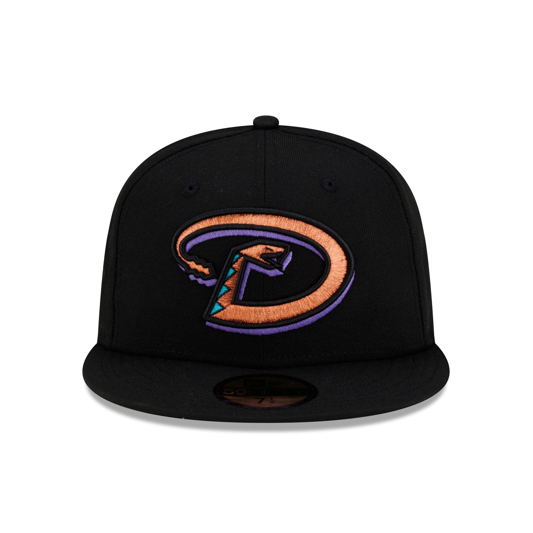Men's New Era  Black Arizona Diamondbacks 2001 World Series Champions 25th Anniversary Side Patch 59FIFTY Fitted Hat