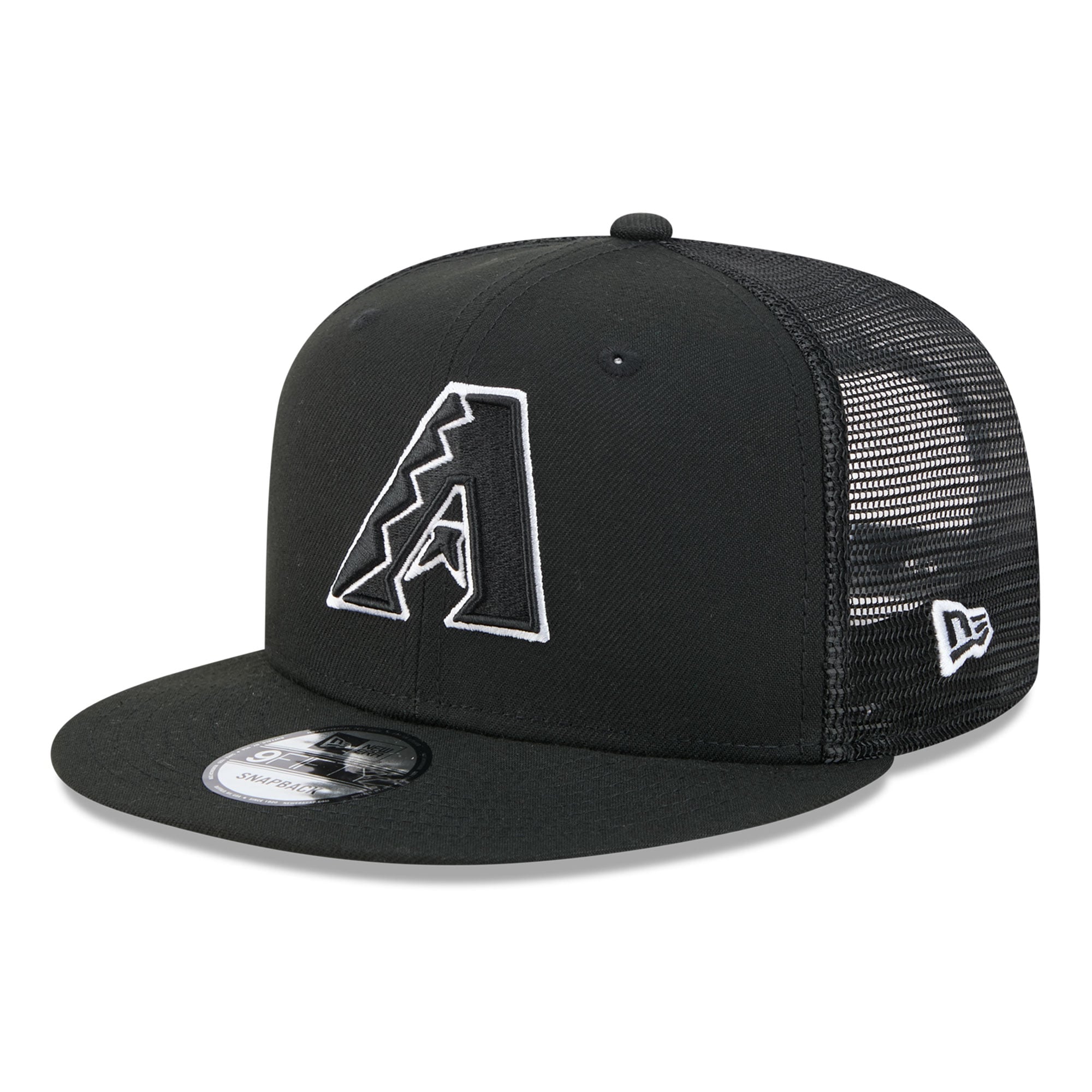 Casquette trucker ajustable New Era Arizona Diamondbacks 9FIFTY noire pour homme