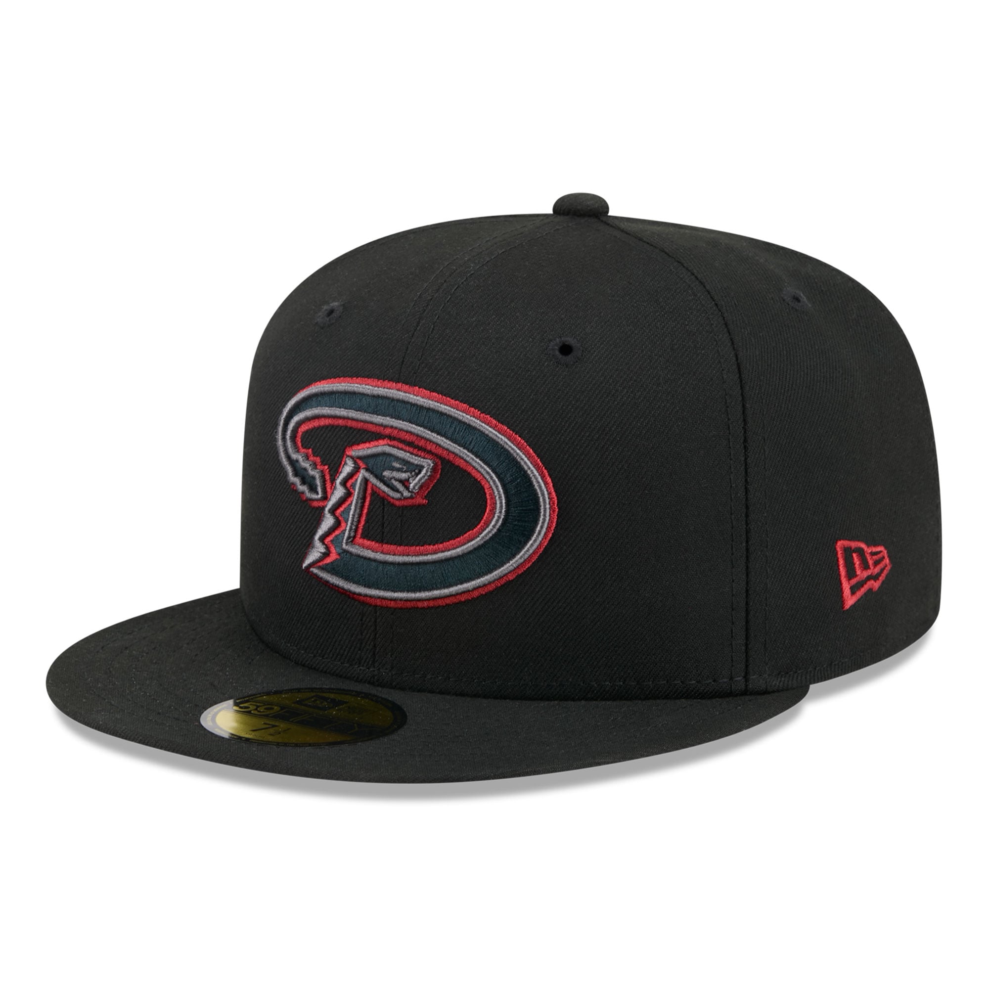 Casquette ajustée New Era Arizona Diamondbacks Color Pop 59FIFTY pour homme, noire