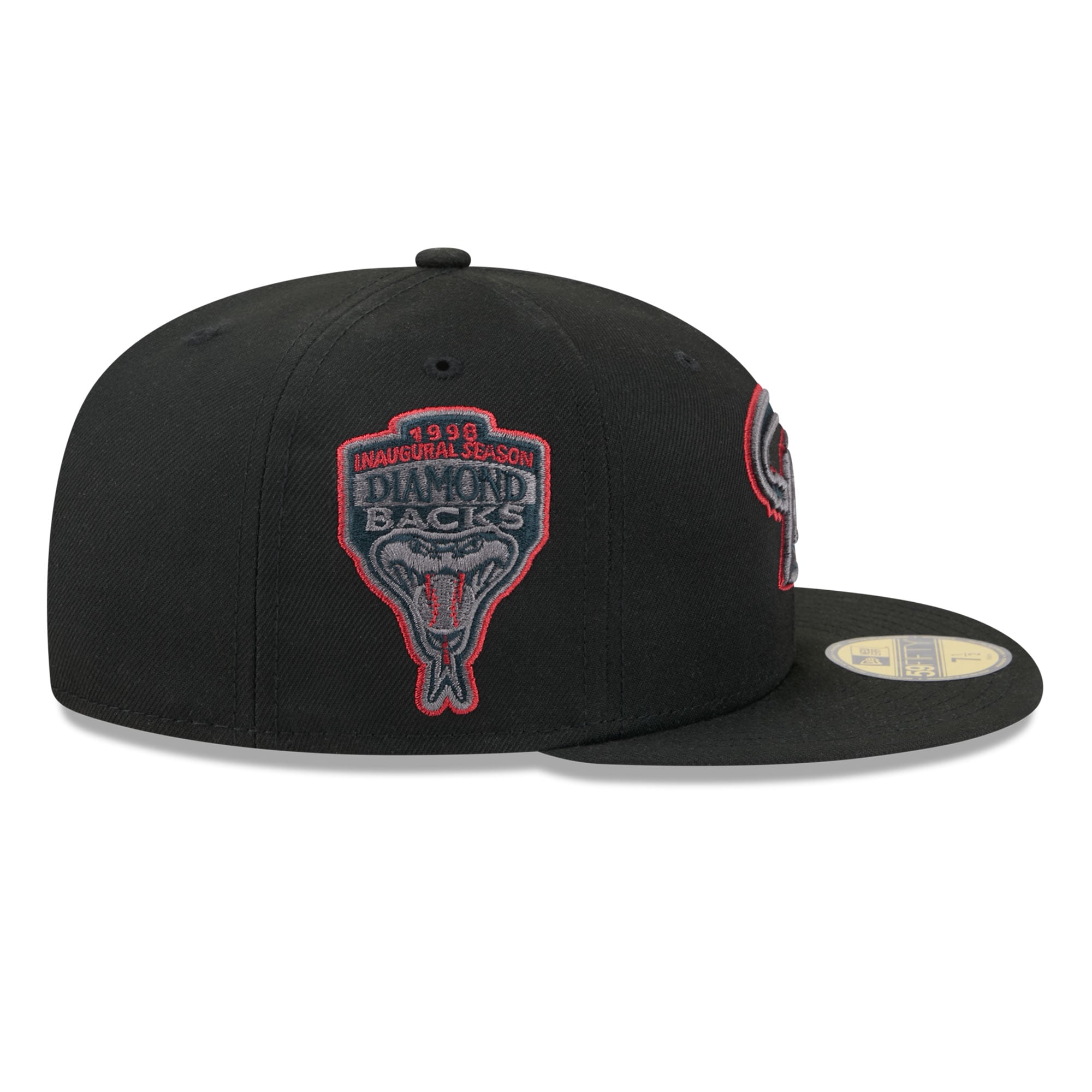 Casquette ajustée New Era Arizona Diamondbacks Color Pop 59FIFTY pour homme, noire