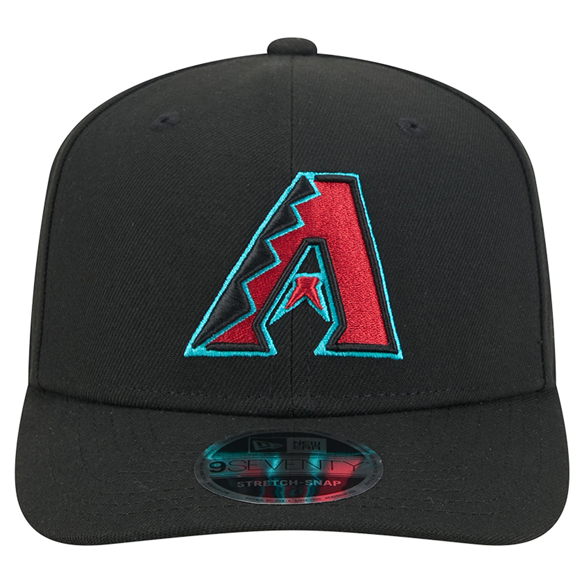 Casquette ajustable New Era Arizona Diamondbacks Performance 9SEVENTY noire pour homme