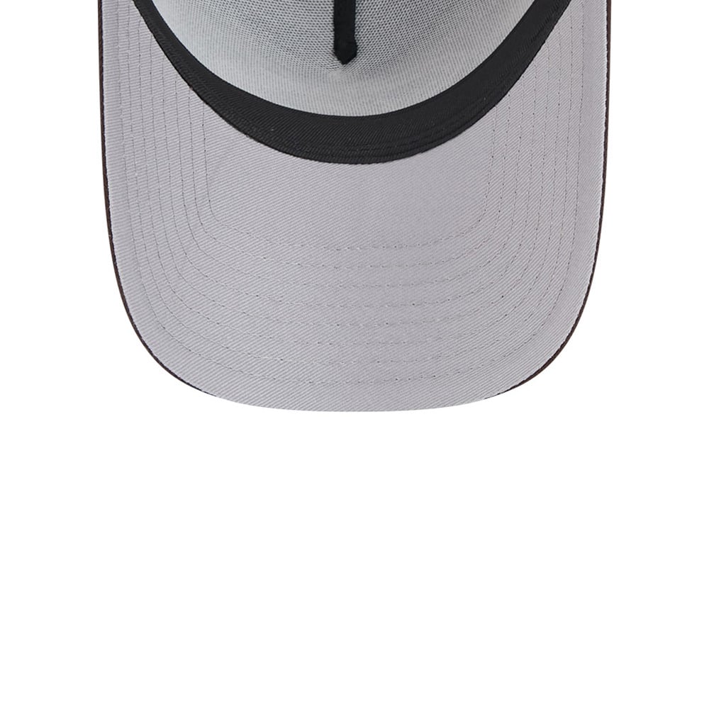 Men's New Era Brown Arizona Diamondbacks Pumpkin Spice A-Frame 9FORTY Adjustable Trucker Hat