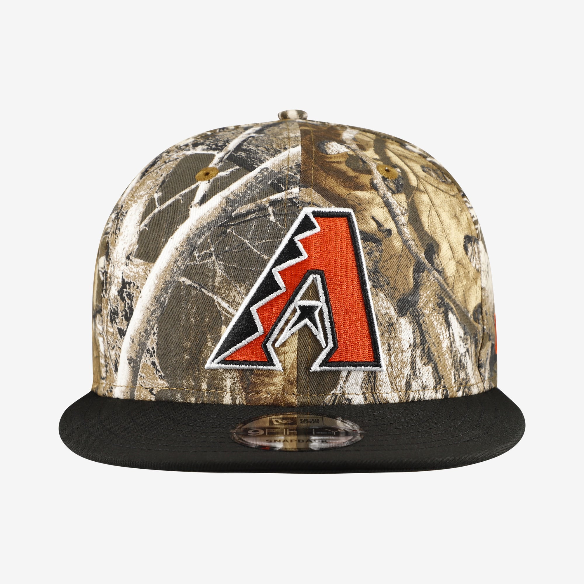 Casquette snapback New Era 9FIFTY Camo Arizona Diamondbacks Realtree Orange Pop pour homme