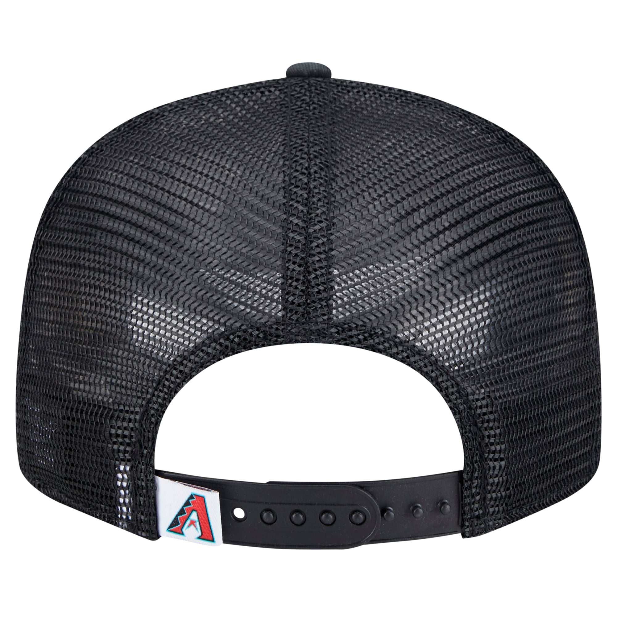 Casquette à visière plate Camo Arizona Diamondbacks Woodland Trucker 9FIFTY de New Era pour homme