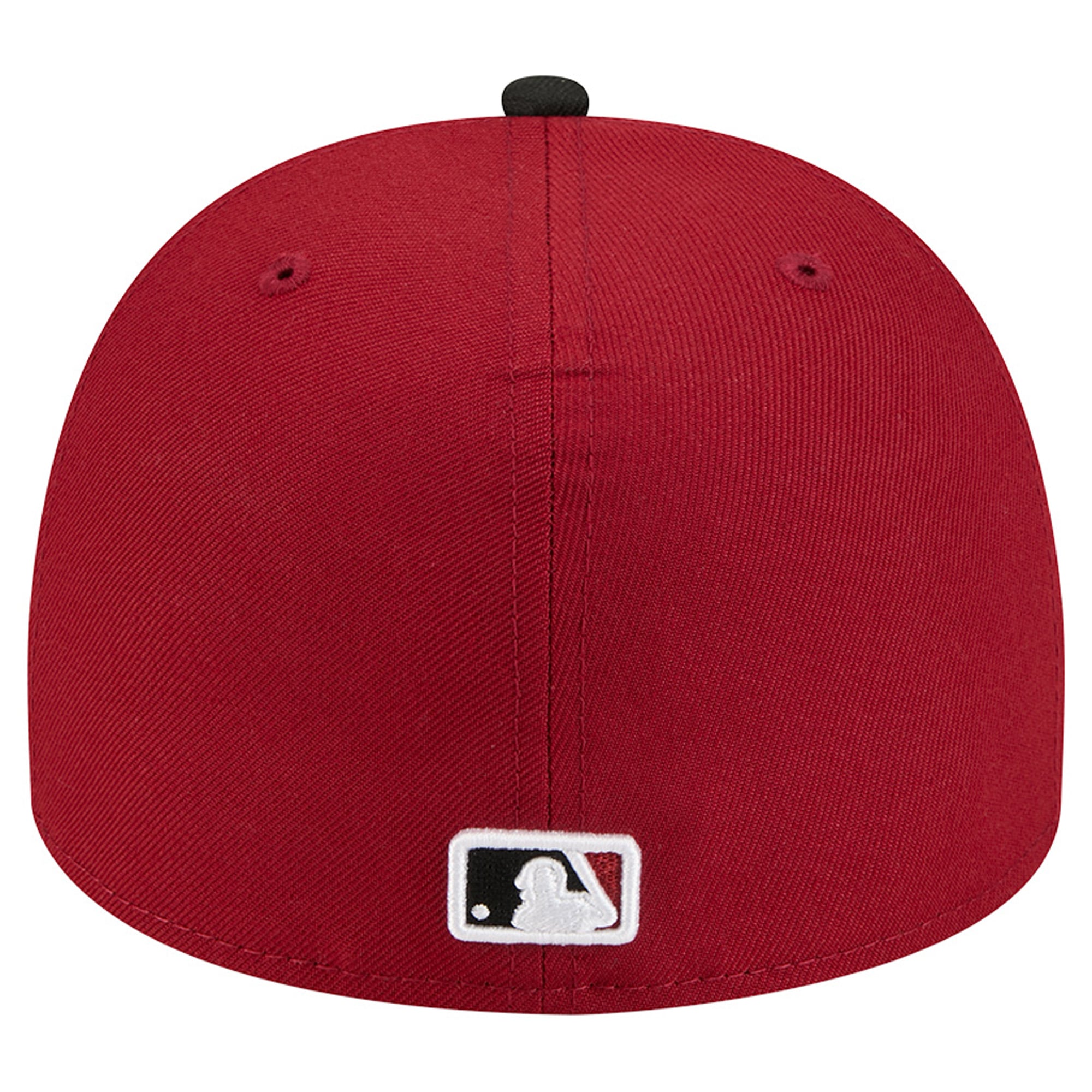 Casquette ajustée New Era 59FIFTY pour homme, rouge foncé/noir, motif dessin animé des Arizona Diamondbacks
