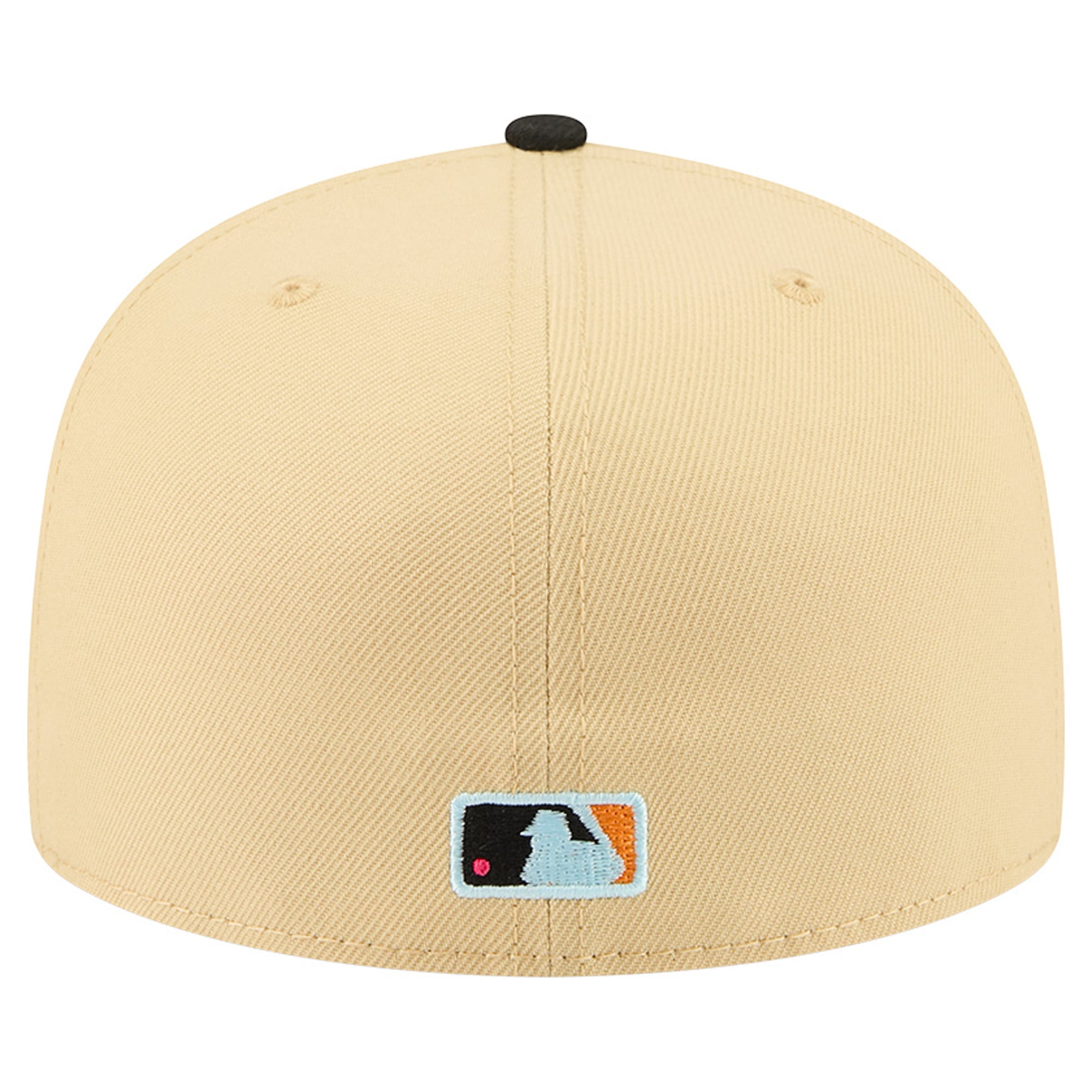 Men's New Era Light Beige Arizona Diamondbacks Two-Tone Embroidered Visor 59FIFTY Fitted Hat