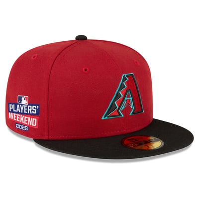Arizona Diamondbacks New Era 2026 Players' Weekend Authentic Collection 59FIFTY Fitted Hat - Red/Black