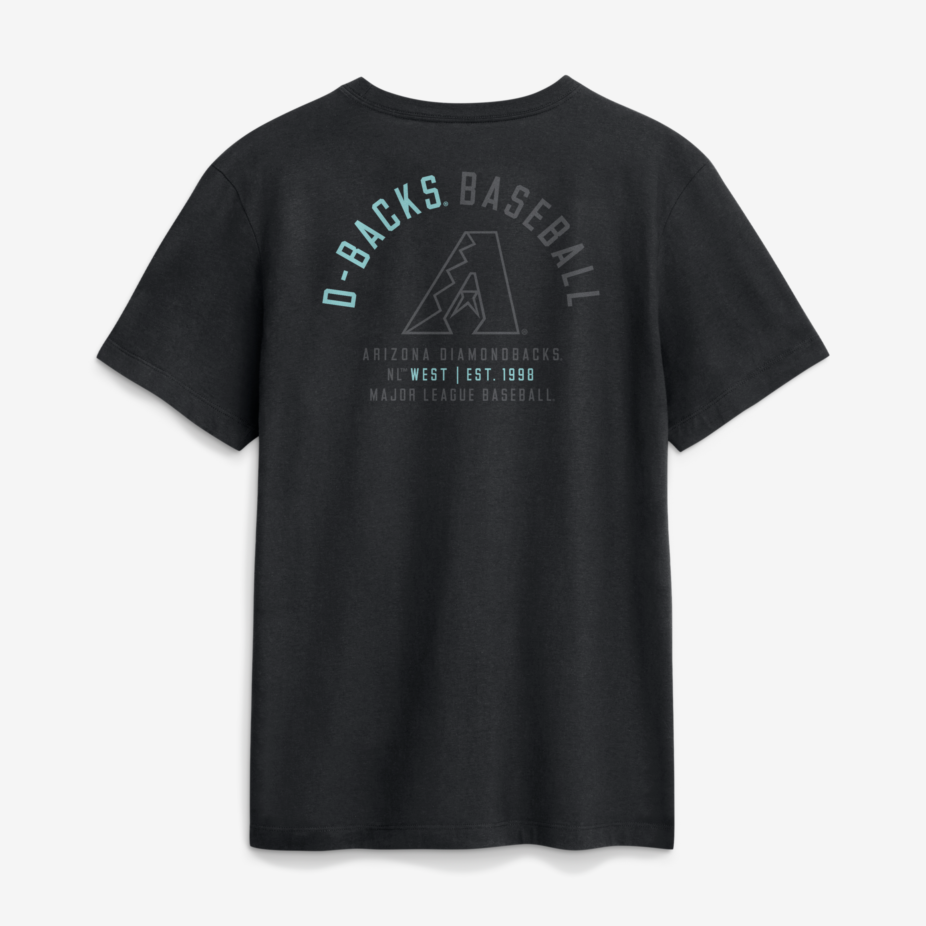 Men's Nike Black Arizona Diamondbacks Split Logo T-Shirt