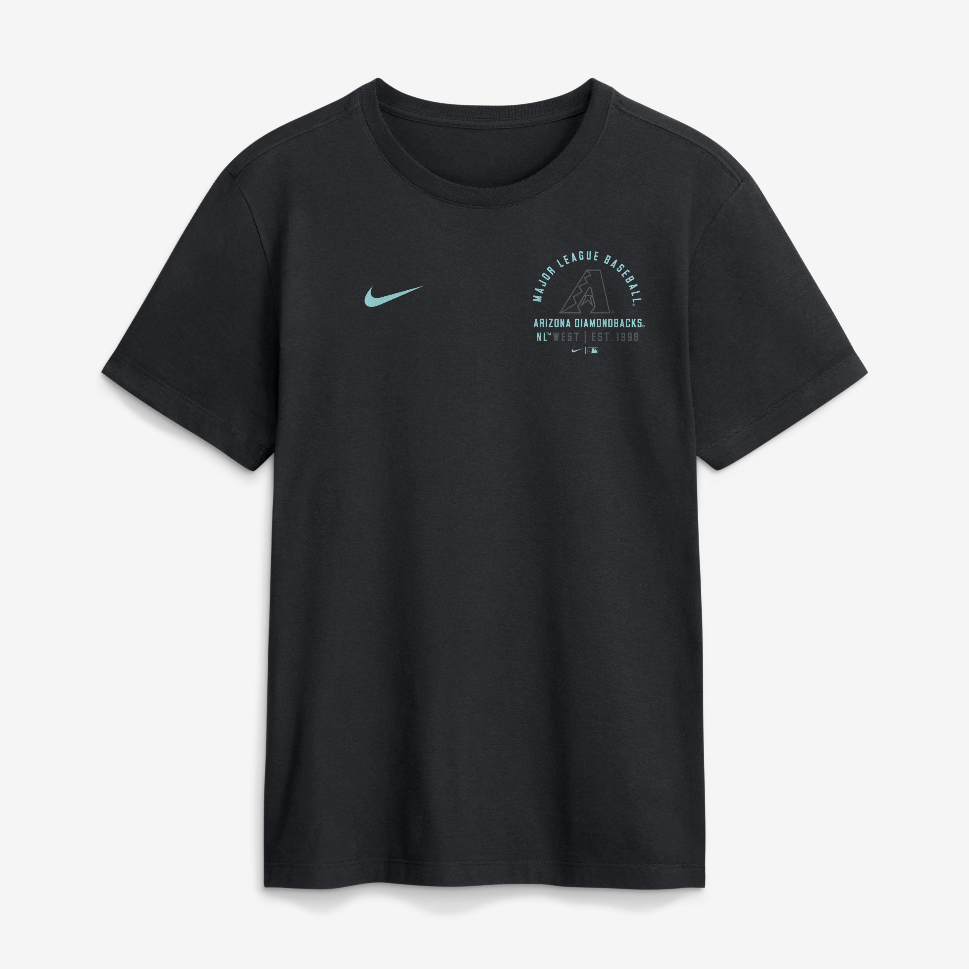 Men's Nike Black Arizona Diamondbacks Split Logo T-Shirt