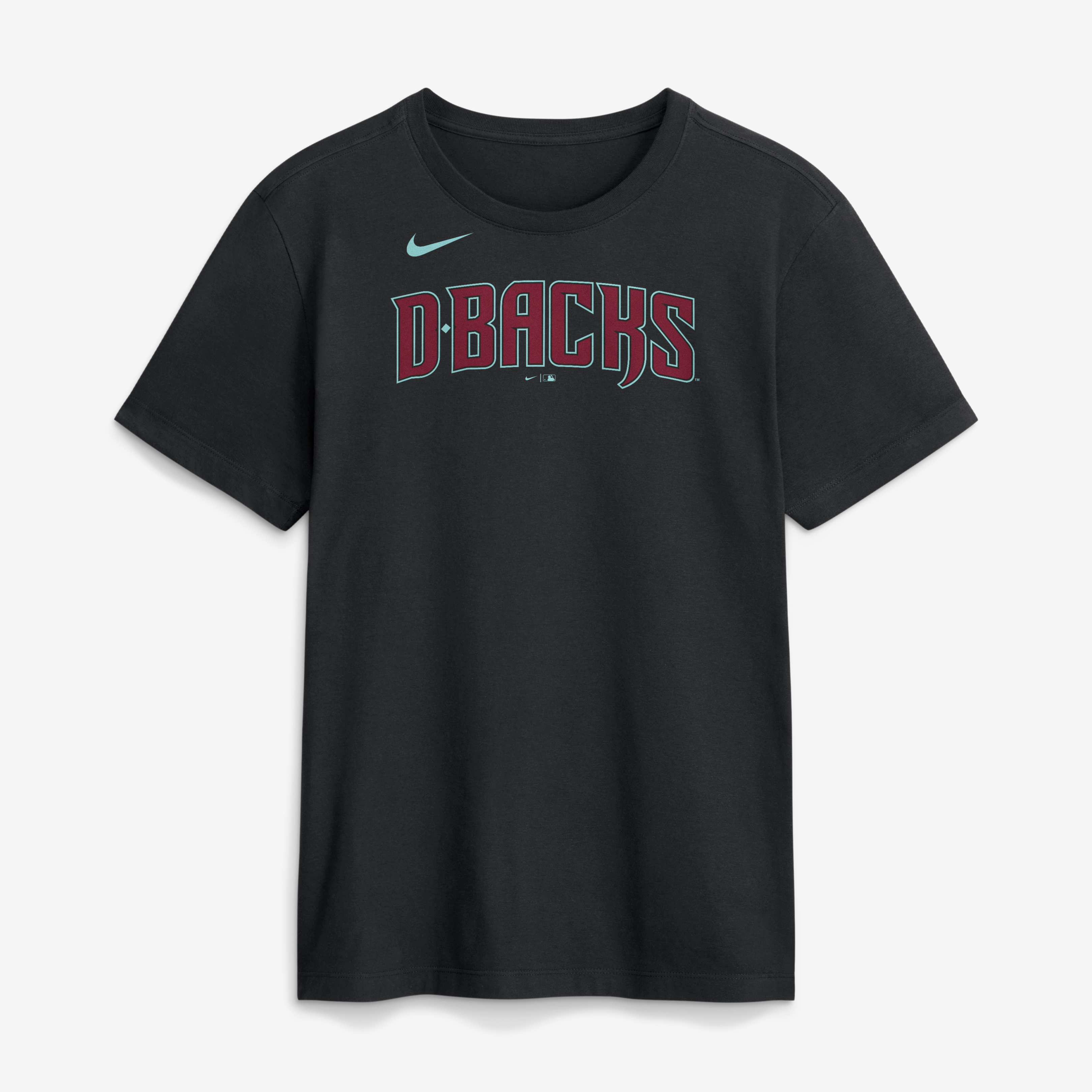 T-shirt Nike noir pour homme avec logo de l'équipe des Arizona Diamondbacks