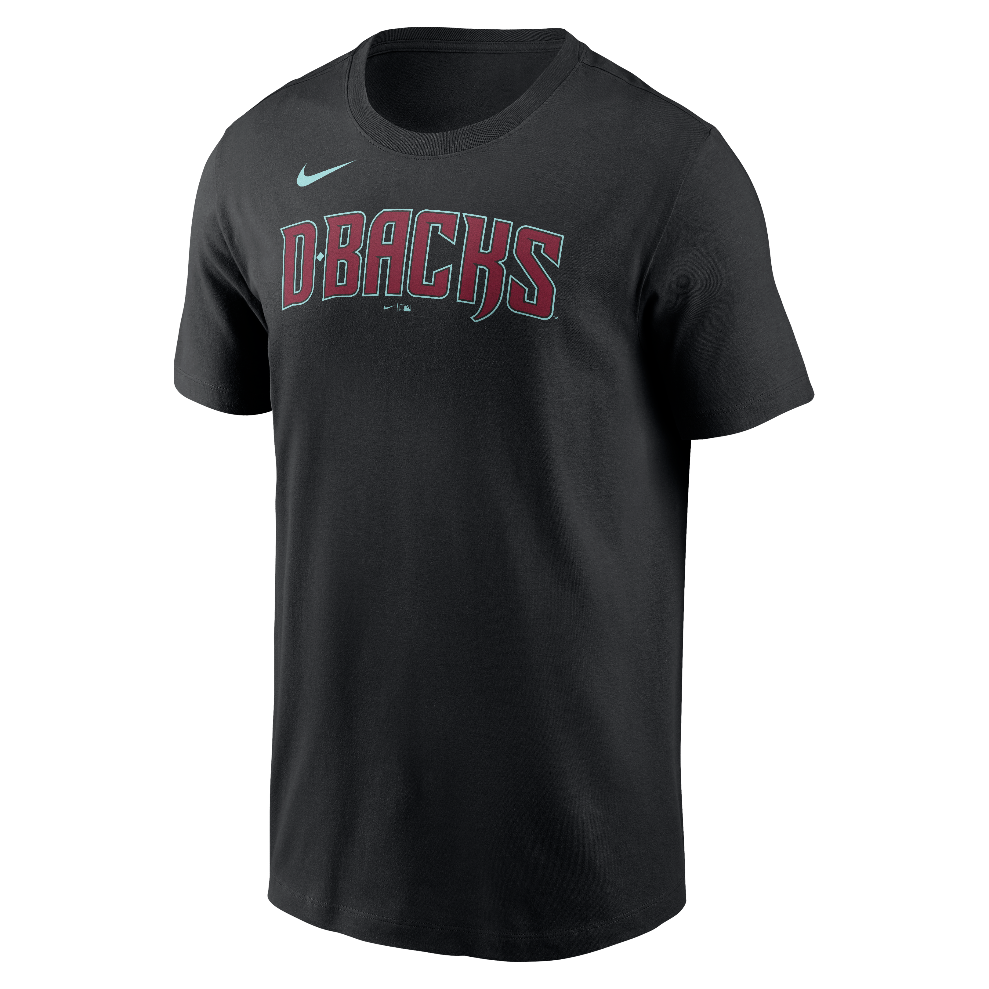 T-shirt Nike noir pour homme avec logo de l'équipe des Arizona Diamondbacks