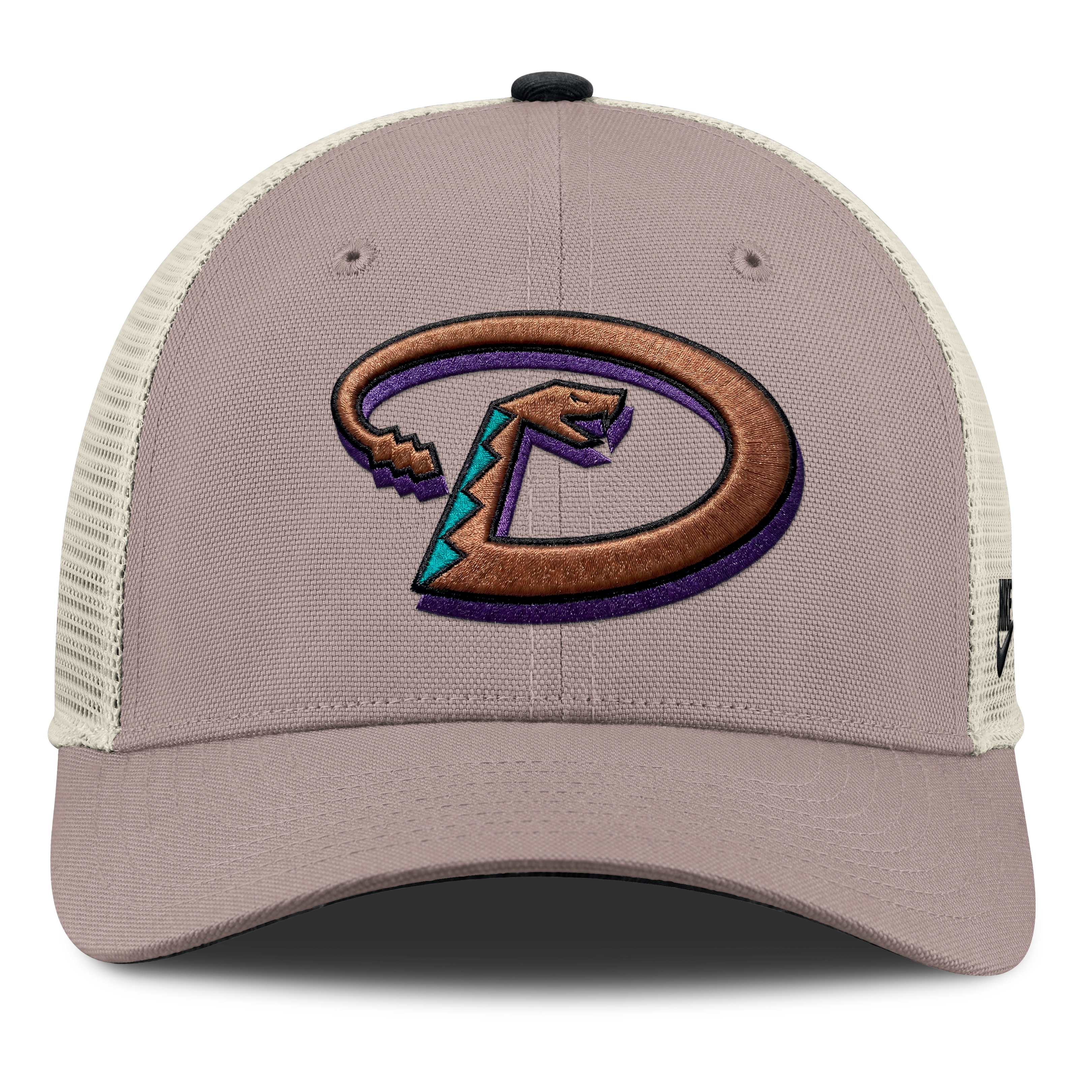 Casquette trucker ajustable Nike kaki Arizona Diamondbacks Cooperstown Rise pour homme